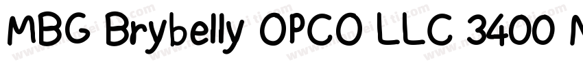MBG Brybelly OPCO LLC 3400 N字体转换